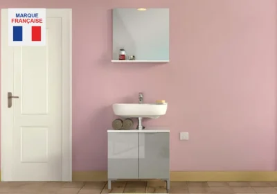 Ensemble Salle de Bain avec Meuble sous Lavabo et Miroir Sevy Meubles Votre Magasin de Meuble et Électroménager à La Réunion !