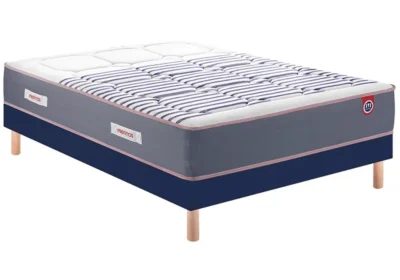 Sommier Tapissier Stylo 140x190cm avec 4 Pieds Hubert Merinos Matelas & Sommiers Votre Magasin de Meuble et Électroménager à La Réunion !