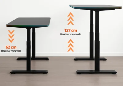 Bureau Gaming LED Motorisé Adjusty Bureaux Votre Magasin de Meuble et Électroménager à La Réunion !