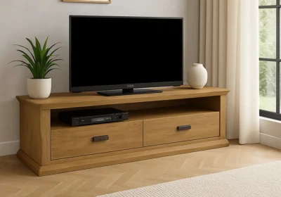 Bahut Bas 2 Portes 3 Tiroirs (Collection Beufort) Meubles Votre Magasin de Meuble et Électroménager à La Réunion ! 5 Meuble TV 2 Tiroirs (Collection Clifton)