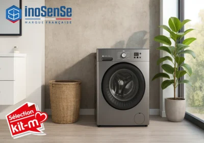 Lave Linge Séchant Inverter Silver 8/5KG InoSense (XQG80-1216DPHAZB) Électroménager Votre Magasin de Meuble et Électroménager à La Réunion !
