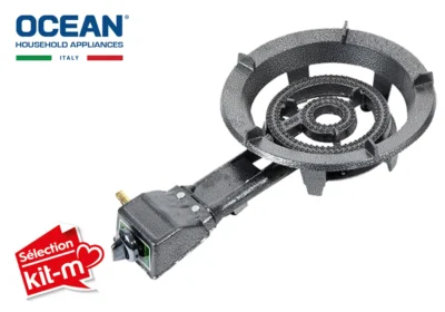 Réchaud à Gaz avec Brûleur en Fonte Ocean (OCCGSL185PRO) Cuisine Votre Magasin de Meuble et Électroménager à La Réunion ! Réchaud à Gaz avec Brûleur en Fonte Ocean (OCCGSL185PRO) Cuisine Votre Magasin de Meuble et Électroménager à La Réunion !