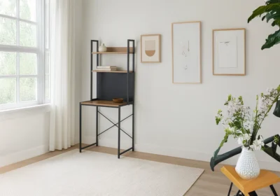 Bibliothèque 5 Étagères Blish Meubles Votre Magasin de Meuble et Électroménager à La Réunion ! 5 Bureau avec Surmeuble Blish