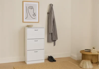 Meuble à Chaussures 3 Abattants Milo Meubles Votre Magasin de Meuble et Électroménager à La Réunion !