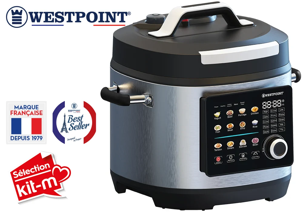 Multicuiseur Intelligent 6L Haute Pression 19 en 1 Westpoint (WPCH-61025.ID) Cuisson Votre Magasin de Meuble et Électroménager à La Réunion ! 7 Multicuiseur Intelligent 6L Haute Pression 19 en 1 Westpoint (WPCH-61025.ID) Cuisson Votre Magasin de Meuble et Électroménager à La Réunion ! 7