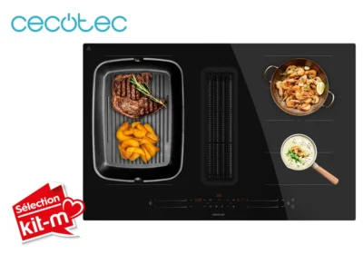 Table de Cuisson Induction avec Hotte Intégrée Bolero Squad IH 4800 FullFlex80 Cecotec (A01_EU01_100089)
