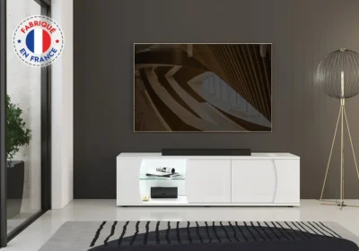 Meuble TV LED 2 Portes (Collection PULP) Meubles Votre Magasin de Meuble et Électroménager à La Réunion !