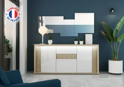 Buffet 3 Portes LED (Collection Castel) Meubles Votre Magasin de Meuble et Électroménager à La Réunion !