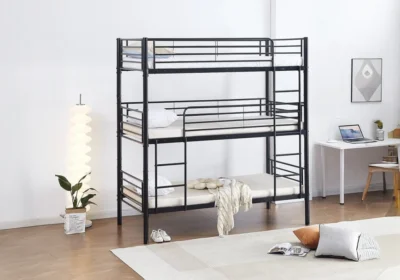 Lit Triple 3 Niveaux 90x190cm Elisabeth Chambres Enfant Votre Magasin de Meuble et Électroménager à La Réunion !