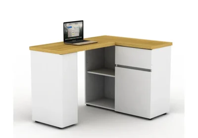 Bureau d’Angle 1 Porte 1 Tiroir Libre Bureaux Votre Magasin de Meuble et Électroménager à La Réunion !