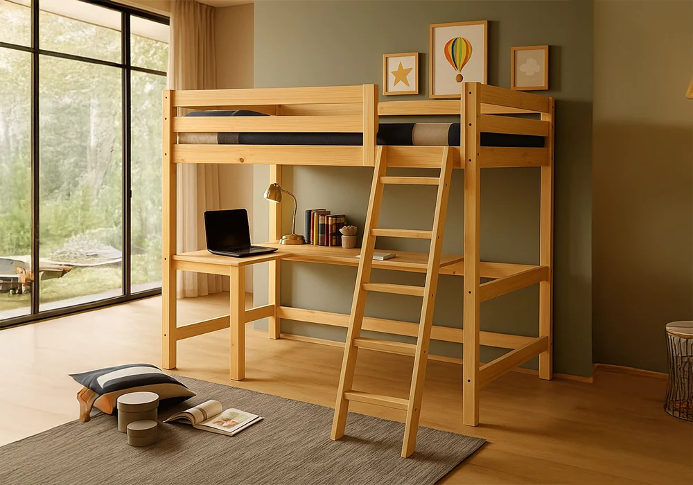 Lit Mezzanine avec Bureau Sarsar Chambres Enfant Votre Magasin de Meuble et Électroménager à La Réunion ! Lit Mezzanine avec Bureau Sarsar Chambres Enfant Votre Magasin de Meuble et Électroménager à La Réunion !