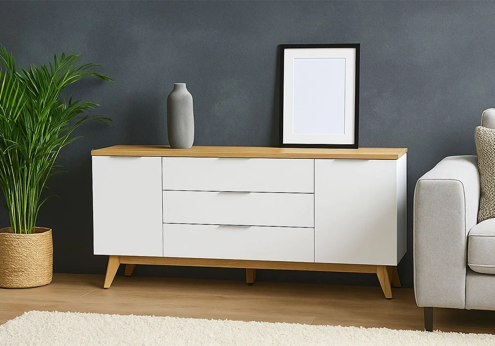 Bahut Bas 2 Portes 3 Tiroirs (Collection Libre) Meubles Votre Magasin de Meuble et Électroménager à La Réunion ! 4 Bahut Bas 2 Portes 3 Tiroirs (Collection Libre) Meubles Votre Magasin de Meuble et Électroménager à La Réunion ! 4