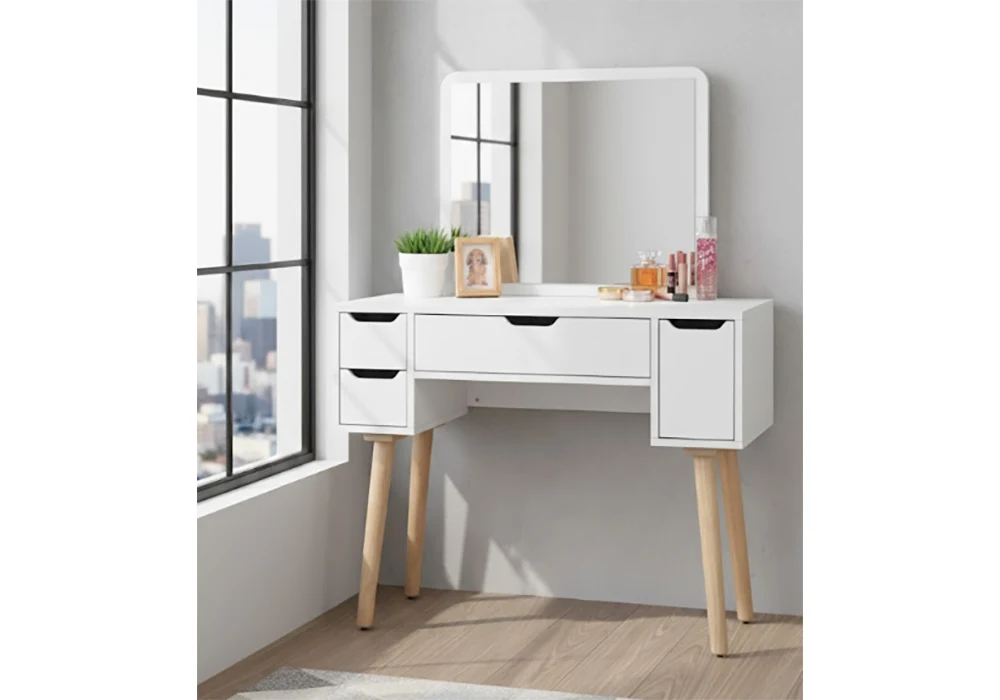 Coiffeuse 4 Tiroirs (Collection Essentiel) Armoires, Commodes & Chevets Votre Magasin de Meuble et Électroménager à La Réunion ! 6 Coiffeuse 4 Tiroirs (Collection Essentiel) Armoires, Commodes & Chevets Votre Magasin de Meuble et Électroménager à La Réunion ! 6