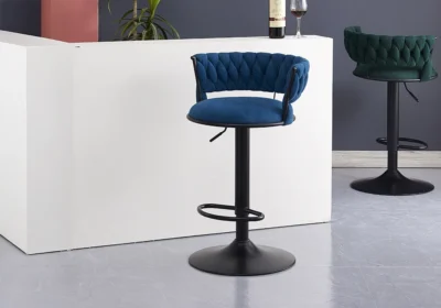 Tabouret bar Morine Gris Foncé Chaises Votre Magasin de Meuble et Électroménager à La Réunion !