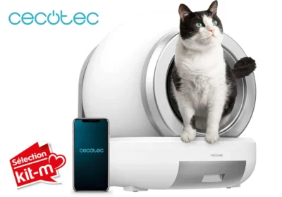 Bac à Litière Connectée Auto-Nettoyant et Désodorisation Automatique Cecotec (A01_EU01_103272)