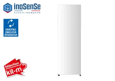 Congélateur Armoire 1 Porte Convertible en Réfrigérateur 206L InoSense Congélateurs Votre Magasin de Meuble et Électroménager à La Réunion !