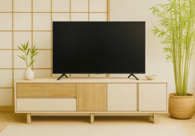 Meuble TV 3 Portes 2 Tiroirs (Collection Carpi)