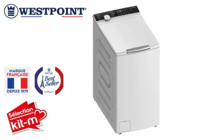 Lave-Linge 8kg  TOP Inverter Westpoint (WLW-813A24)