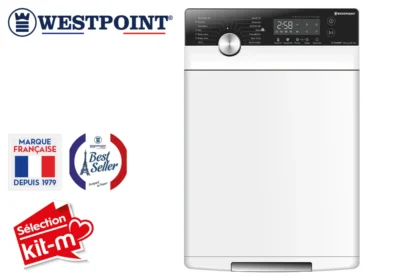Lave-Linge 8kg  TOP Inverter Westpoint (WLW-813A24) Électroménager Votre Magasin de Meuble et Électroménager à La Réunion !