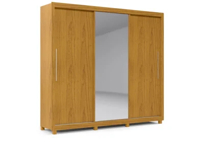 Armoire 3 Portes Coulissantes avec Miroir Royale Armoires, Commodes & Chevets Votre Magasin de Meuble et Électroménager à La Réunion !