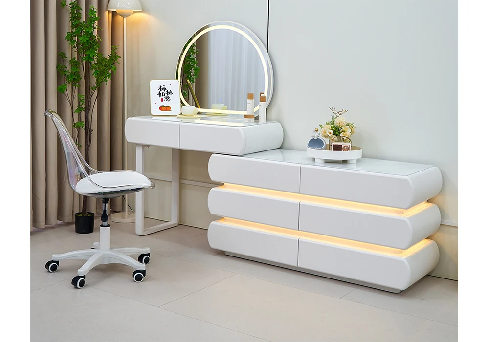 Coiffeuse LED 8 Tiroirs avec Fauteuil Leo Armoires, Commodes & Chevets Votre Magasin de Meuble et Électroménager à La Réunion ! 6 Coiffeuse LED 8 Tiroirs avec Fauteuil Leo Armoires, Commodes & Chevets Votre Magasin de Meuble et Électroménager à La Réunion ! 6