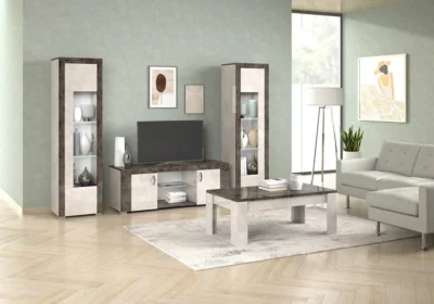 Meuble TV 2 portes (Collection Oxford) Meubles Votre Magasin de Meuble et Électroménager à La Réunion !