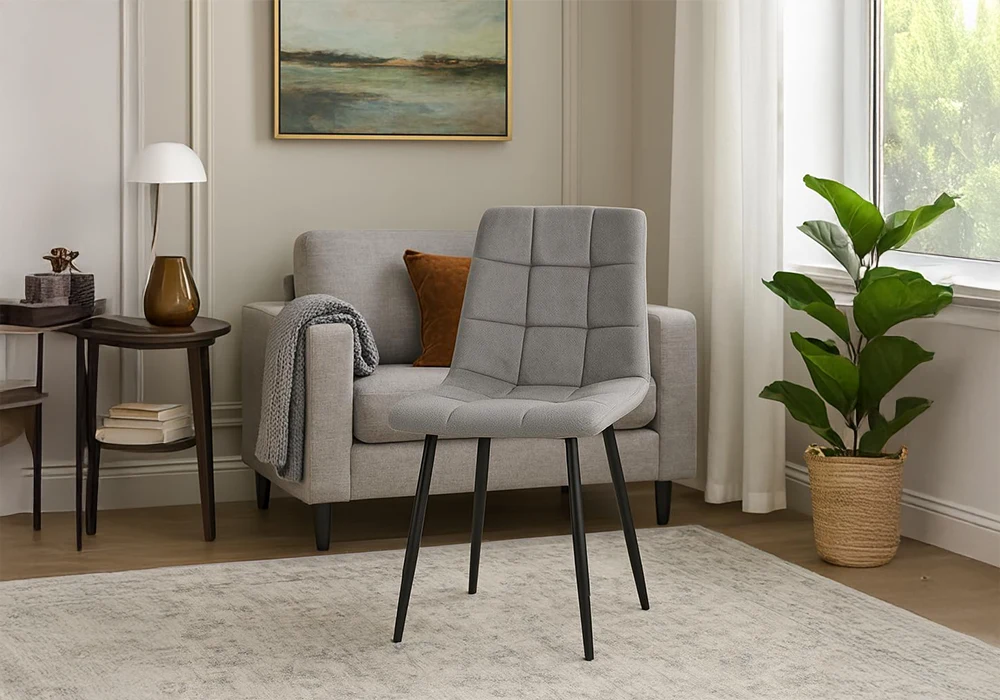 Lot de 6 Chaises VAIRA gris Chaises Votre Magasin de Meuble et Électroménager à La Réunion ! 6 Lot de 6 Chaises VAIRA gris Chaises Votre Magasin de Meuble et Électroménager à La Réunion ! 6