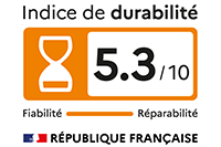 Indice de durabilité 5,3/10