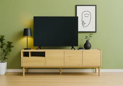 Meuble TV 3 Portes 1 Tiroir (Collection Monza)