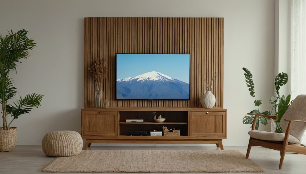 Cacher sa TV : idées déco pour un salon épuré et design