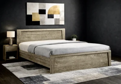 Lit 140x190cm (Collection Catherine) Chambres à Coucher Votre Magasin de Meuble et Électroménager à La Réunion !