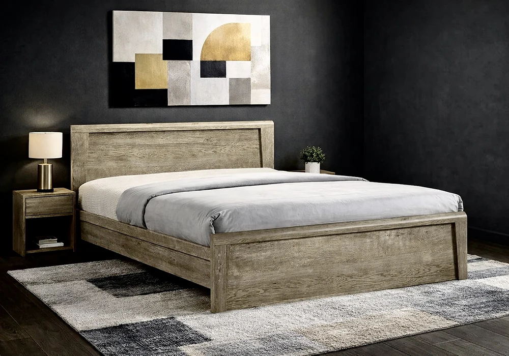 Lit 140x190cm (Collection Catherine) Chambres à Coucher Votre Magasin de Meuble et Électroménager à La Réunion !