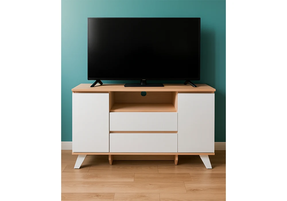 Meuble TV 2 Portes 2 Tiroirs Arsen Meubles Votre Magasin de Meuble et Électroménager à La Réunion ! 5