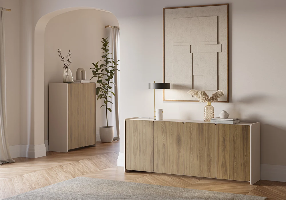 Buffet 4 Portes 180CM (COLLECTION BOUCLEON) Meubles Votre Magasin de Meuble et Électroménager à La Réunion !