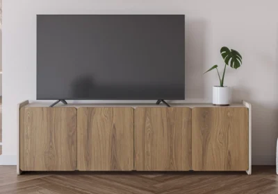 Meuble TV 4 Portes 180CM (COLLECTION BOUCLEON)