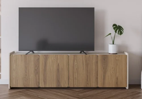 Meuble TV 4 Portes 180CM (COLLECTION BOUCLEON) Les Meubles TV Votre Magasin de Meuble et Électroménager à La Réunion !