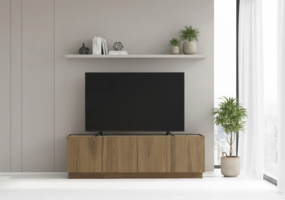 Meuble TV 4 Portes 160CM (COLLECTION DIONA) Meubles Votre Magasin de Meuble et Électroménager à La Réunion !