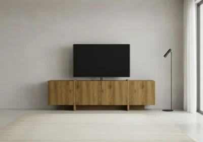 Meuble TV 4 Portes 180CM (COLLECTION VOLIA)