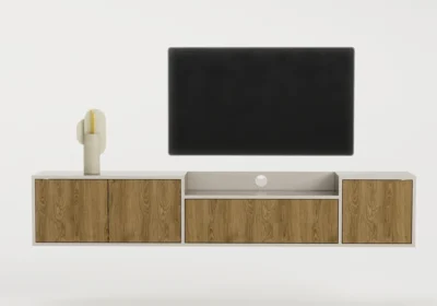 Meuble TV Suspendu 3 Portes 200CM (COLLECTION PINELLA )