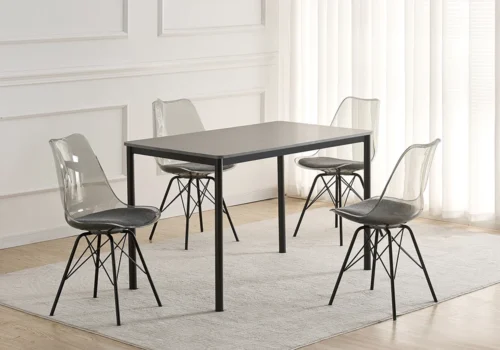 Ensemble Table à Manger avec 4 Chaises TRANY Chaises Votre Magasin de Meuble et Électroménager à La Réunion !