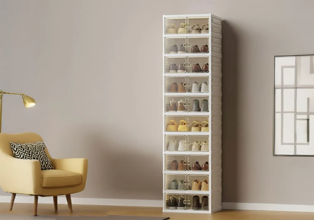 Meuble De Chaussures 10 Niveaux BREVY Meubles Votre Magasin de Meuble et Électroménager à La Réunion ! 4 Meuble De Chaussures 10 Niveaux BREVY – Image 1