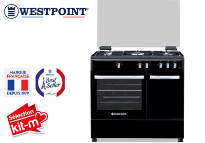 Cuisinière Butanette Gaz 90cm WESTPOINT Noir (WCZM9650GFINNBO) Cuisson Votre Magasin de Meuble et Électroménager à La Réunion !