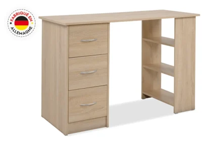 Bureau 3 Tiroirs LOSSO Meubles Votre Magasin de Meuble et Électroménager à La Réunion !
