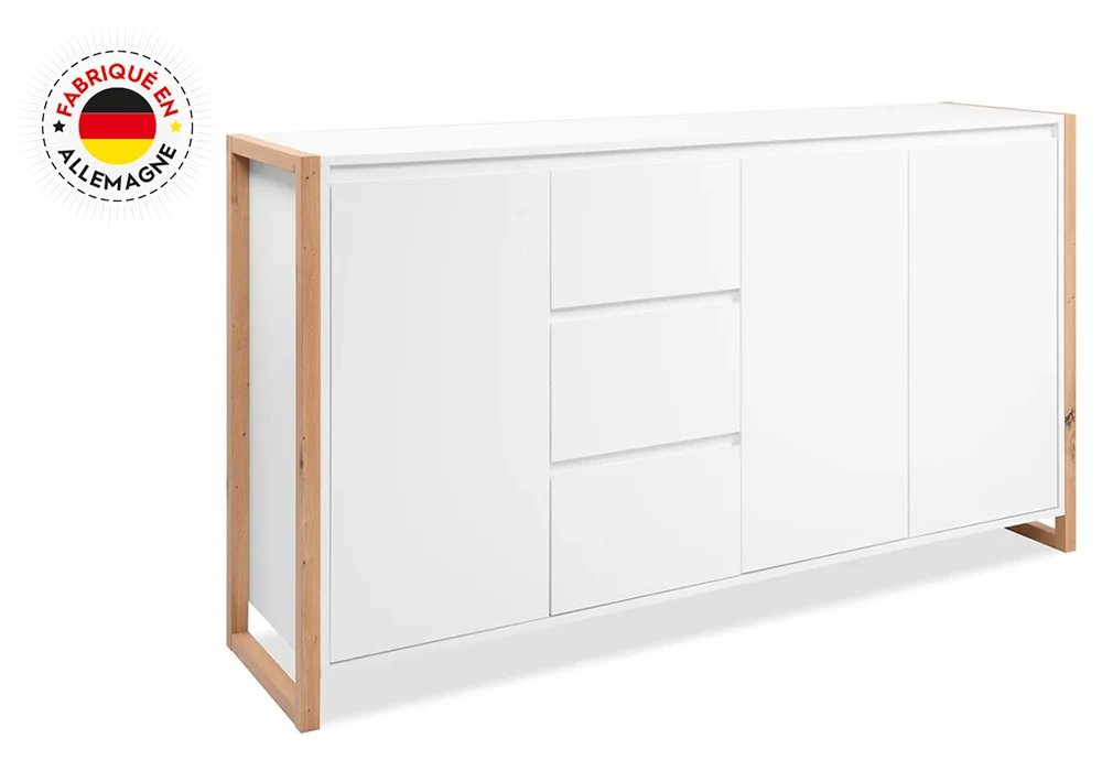 Enfilade 3 Portes / 3 Tiroirs (COLLECTION DENVER) Meubles Votre Magasin de Meuble et Électroménager à La Réunion ! 4 Enfilade 3 Portes / 3 Tiroirs (COLLECTION DENVER) Meubles Votre Magasin de Meuble et Électroménager à La Réunion ! 4