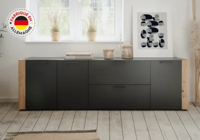 Enfilade 3 Portes / 2 tiroirs (COLLECTION CENTO) Meubles Votre Magasin de Meuble et Électroménager à La Réunion !