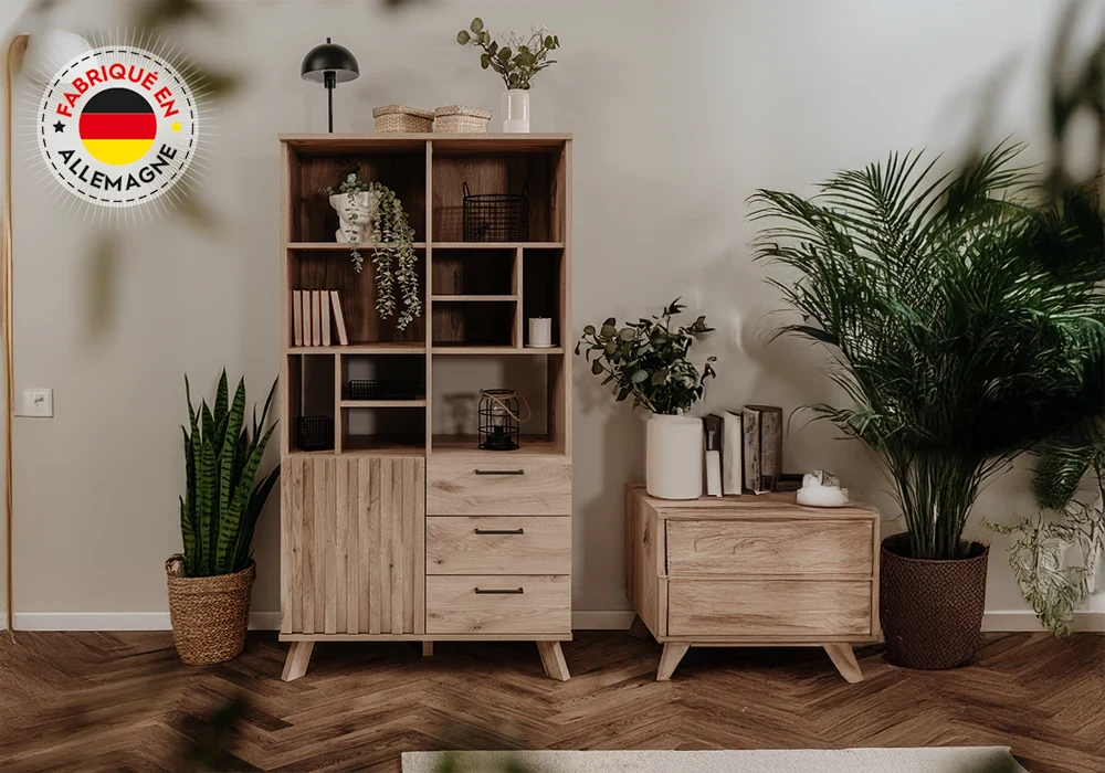 Meuble Haut 1 Porte/ 3 Tiroirs (Collection WELLINGTON) Meubles Votre Magasin de Meuble et Électroménager à La Réunion ! 4 Meuble Haut 1 Porte/ 3 Tiroirs (Collection WELLINGTON) Meubles Votre Magasin de Meuble et Électroménager à La Réunion ! 4