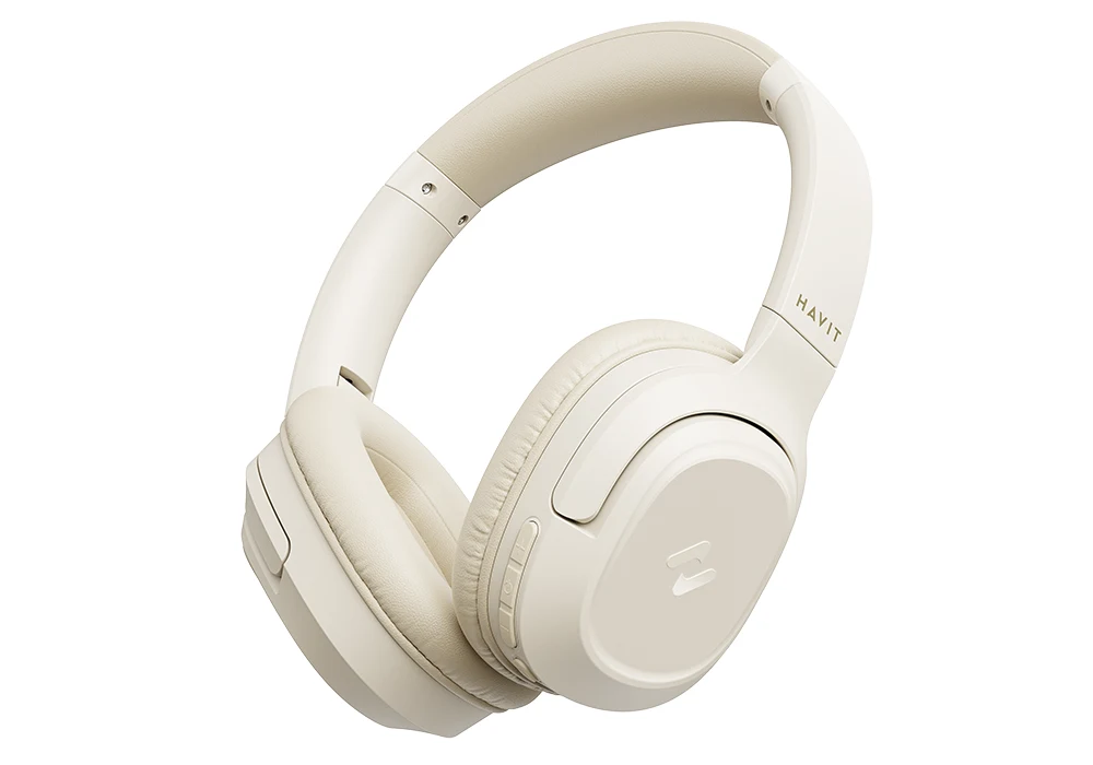 Casque Bluetooth Havit Beige (H612BT) Mobiles / Tablettes / Casques & Écouteurs Votre Magasin de Meuble et Électroménager à La Réunion !