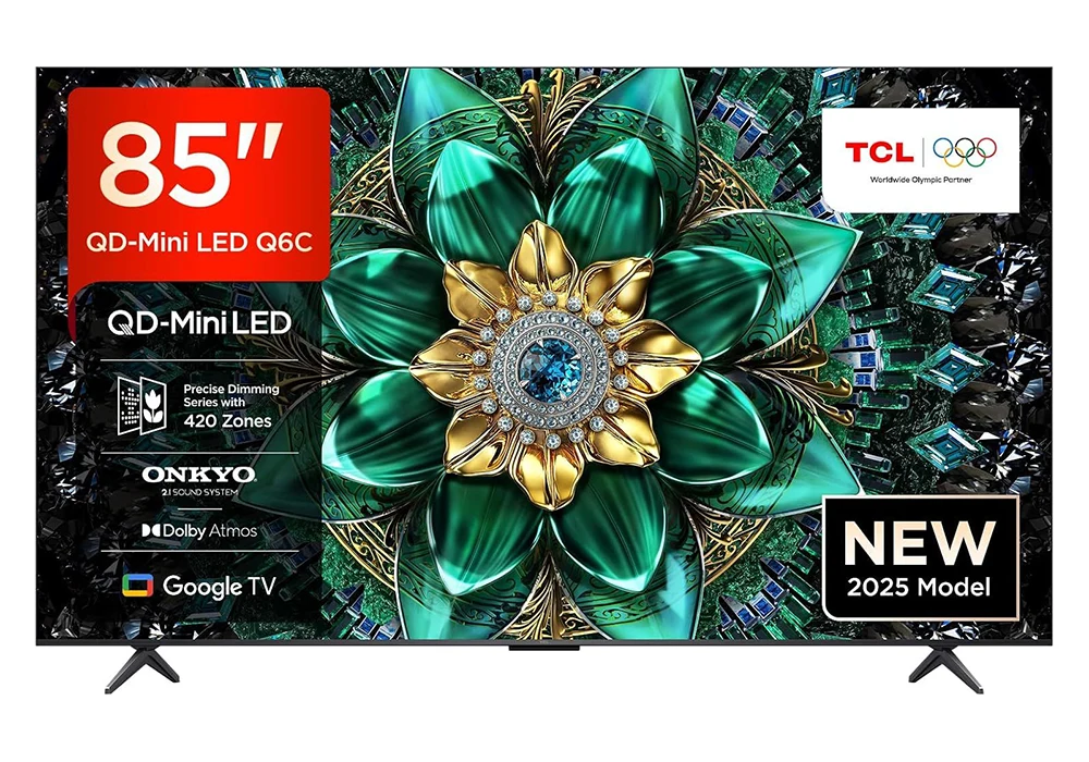 TV QD-MiniLED 4K 144 Hz Premium 85″ 215 cm (85Q6C) Téléviseurs Votre Magasin de Meuble et Électroménager à La Réunion !