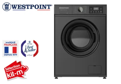 Lave-Linge 6KG Silver INVERTER VAPEUR (WMZ-612A25.S)