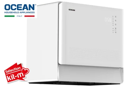 Lave-Vaisselle Compact avec Porte Vitrée Blanche (OMDWT605TC2)